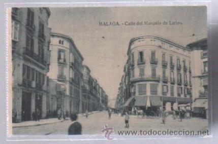 Postales: TARJETA POSTAL DE MALAGA - CALLE DEL MARQUES DE LARIOS. HELIOS