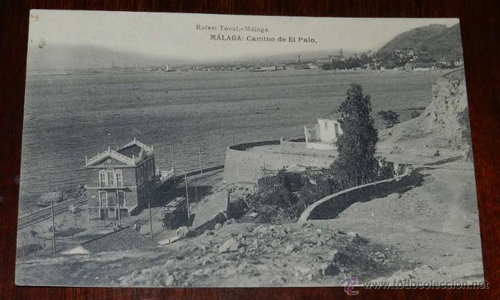 Postales: POSTAL DE MALAGA, CAMINO DE EL PALO, RAFAEL TOVAL, ED. HAUSER Y MENET, NO CIRCULADA.