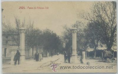 Postales: POSTAL ANTIGUA DE JAEN. PASEO DE ALFONSO Xlll   P-ANJ-081