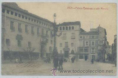 Postales: POSTAL ANTIGUA DE JAEN. PALACIO EPISCOPAL Y CALLE MAESTRA  P-ANJ-083