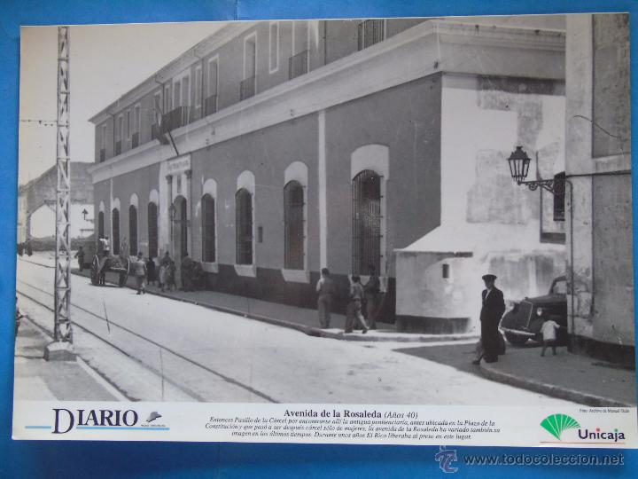 Postkarten: FOTO L&Aacute;MINA FACS&Iacute;MIL. M&Aacute;LAGA, A&Ntilde;OS 40. AVENIDA DE LA ROSALEDA, PASILLO DE LA C&Aacute;RCEL. 122