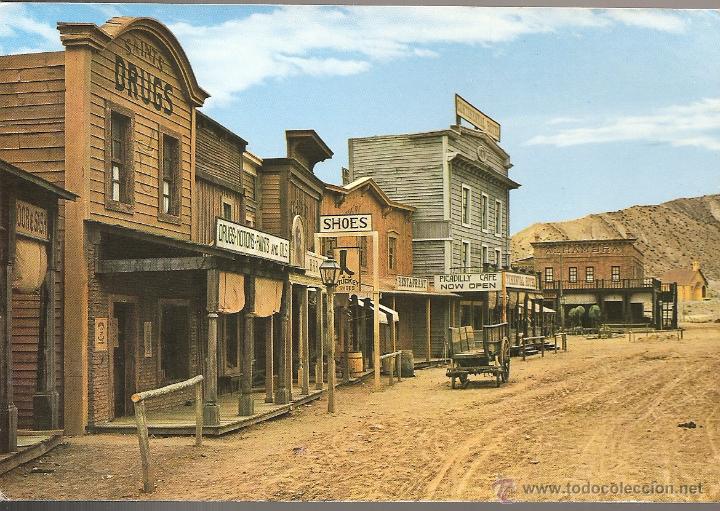 Postales: POSTAL, ALMERIA, ESTUDIOS CINEMATOGR&Aacute;FICOS, POBLADO DEL OESTE
