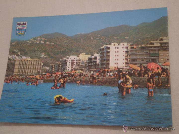 Postales: ANTIGUA POSTAL PLAYA SAN CRISTOBAL.ALMU&Ntilde;ECAR.GRANADA.1979.
