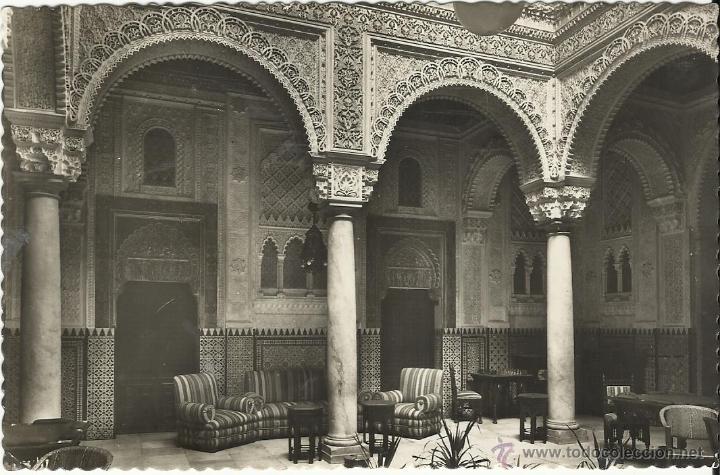 Postales: CADIZ, PATIO DEL CASINO GADITANO.