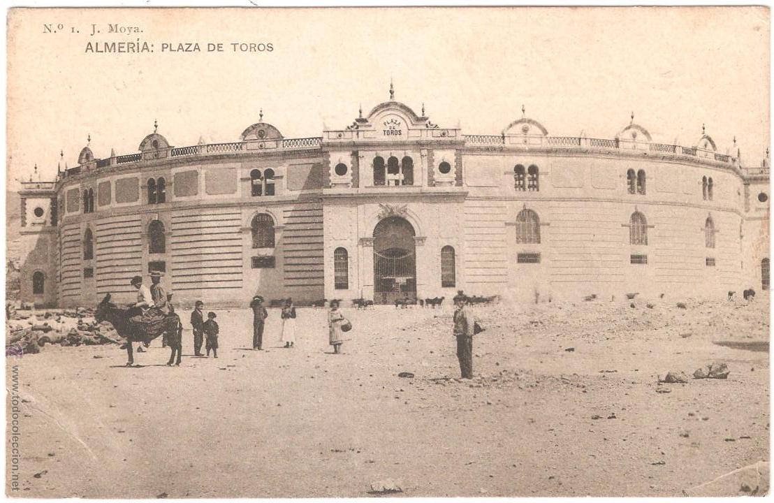 Postales: ALMER&Iacute;A PLAZA DE TOROS 1913