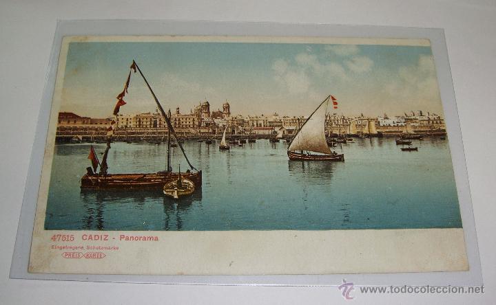 Postales: Antigua Postal. Cadiz. Panorama. No circulada.