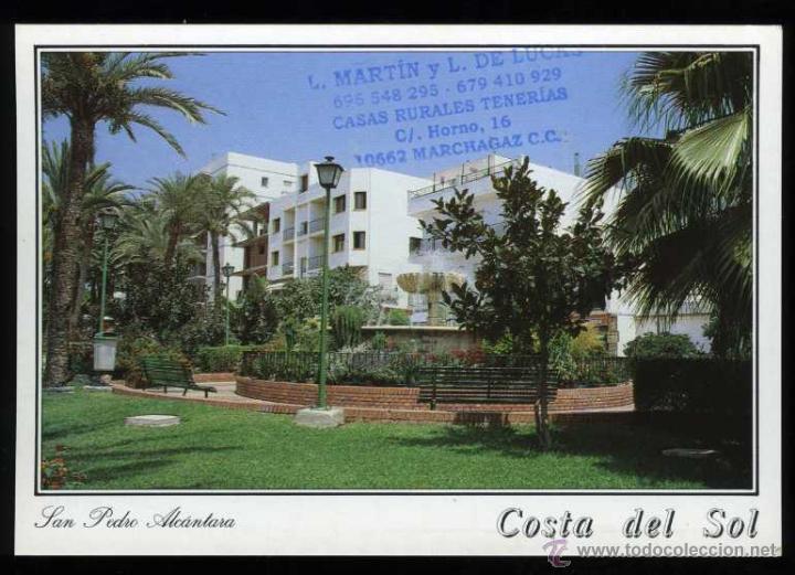 Postcards: San Pedro de Alc&aacute;ntara Costa del Sol, M&aacute;laga. Paseo Las Palmeras. Fotograf&iacute;a: Emilio Tintor&eacute;.