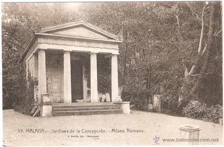 Postales: M&Aacute;LAGA JARDINES DE LA CONCEPCI&Oacute;N MUSEO ROMANO - Foto 2