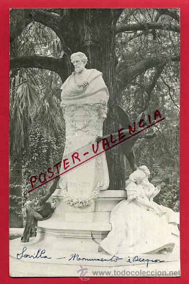 Postales: POSTAL SEVILLA, MONUMENTO A BECQUER, P81371 - Foto 1