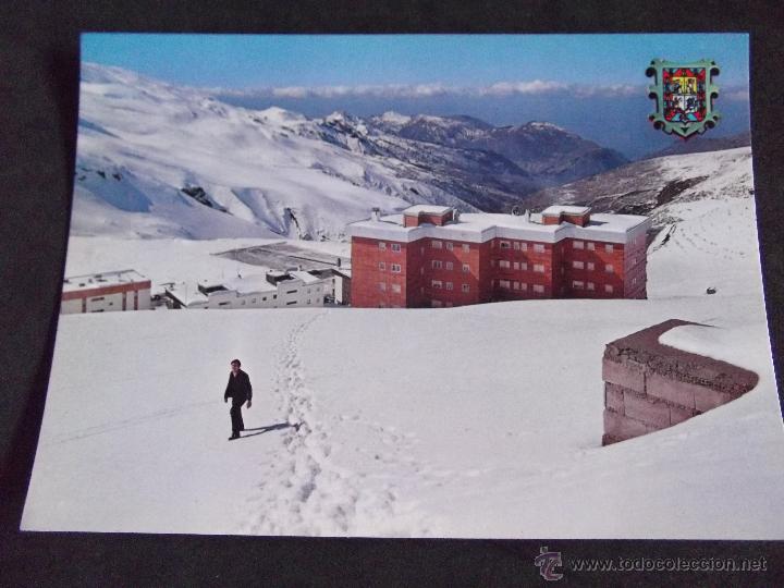 Postales: GRANADA-V36-NUEVA-SERIE 45-N&ordm;664-SIERRA NEVADA-VISTA PARCIAL