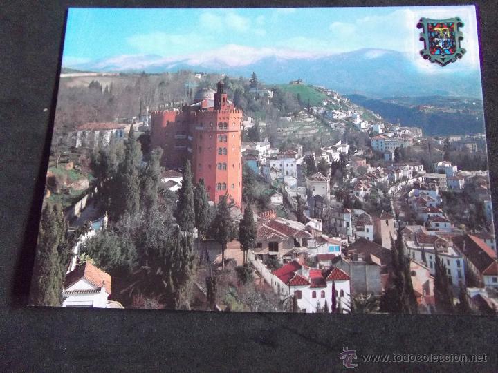 Postales: GRANADA-V36-NUEVA-SERIE 45-N&ordm;1101-VISTA HOTEL ALHAMBRA PALACE