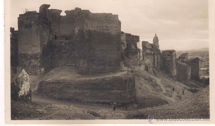 Cartes Postales: POSTAL DE MALAGA ,LA ALCAZABA.