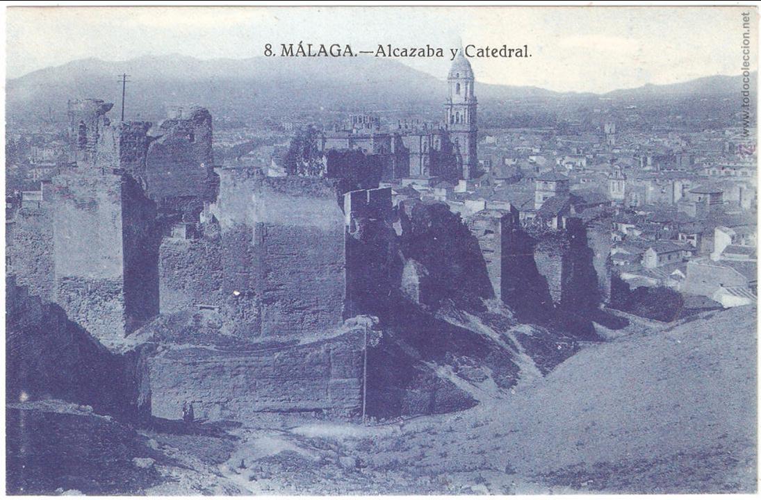 Postales: M&Aacute;LAGA ALCAZABA Y CATEDRAL - Foto 1