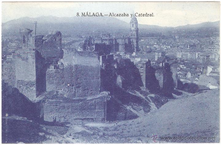 Postales: M&Aacute;LAGA ALCAZABA Y CATEDRAL - Foto 2