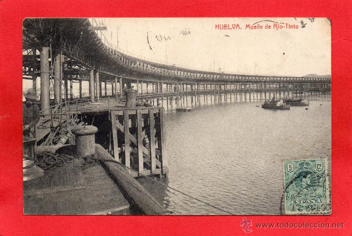 Postales: huelva. muelle de riotinto. thomas - Foto 1