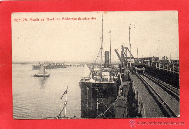 Postales: huelva. muelle de riotinto. thomas - Foto 1