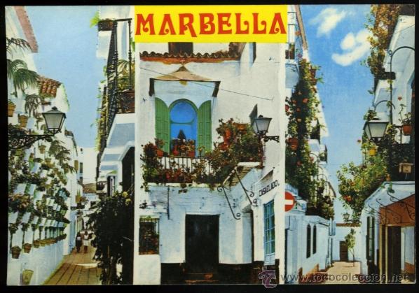 Postales: N&ordm; 1602 Costa del Sol. Marbella. Ediciones Beascoa. - Foto 1