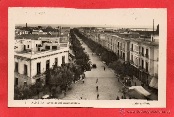 Postales: almeria. 3 av generalisimo. roisin