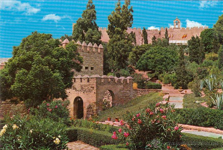 Postales: ALMERIA - JARDINES DE LA ALCAZABA - ED. JOSE SALAS IBA&Ntilde;EZ - N&ordm;109
