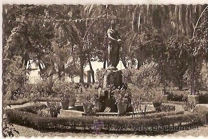 Postales: ANTIGUA POSTAL 78 MALAGA UNA GLORIETA DEL PARQUE GARCIA GARRABELLA