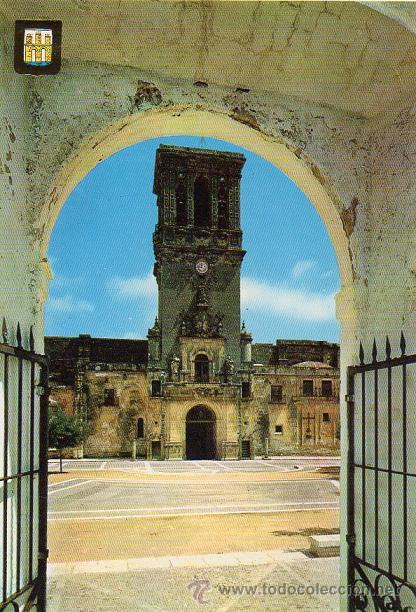 Postales: Arcos de la Frontera - 7 Torre de la Iglesia Parroquial de Santa Mar&iacute;a