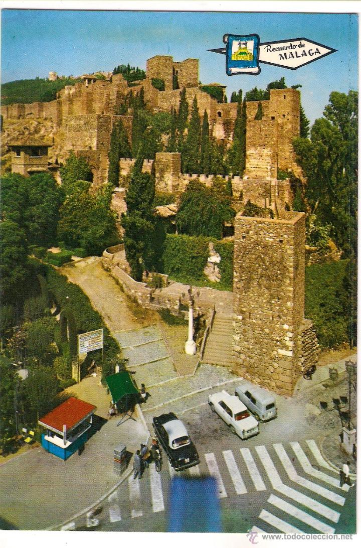 Postales: -63481 POSTAL LA ALCAZABA, MALAGA, EDICIONES PERGAMINO, SIN CIRCULAR