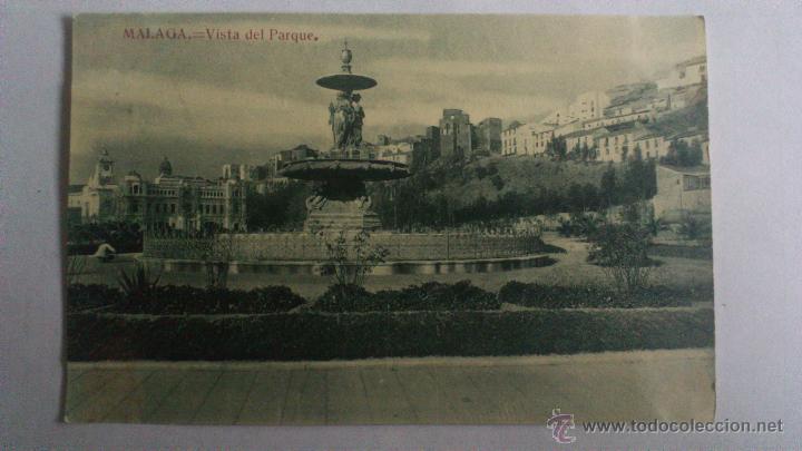 Postales: POSTAL MALAGA - VISTA DEL PARQUE