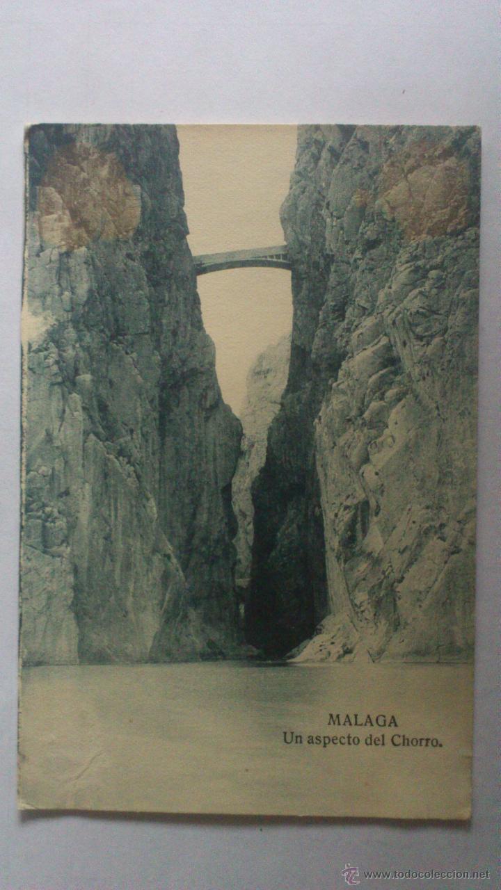 Postales: POSTAL MALAGA - UN ASPECTO DEL CHORRO