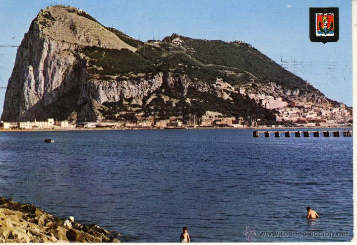 Postales: MAGNIFICA  POSTAL EL PE&Ntilde;ON DE GIBRALTAR ALGECIRAS