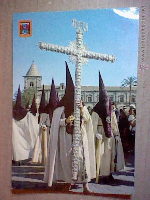 Postkarten: semana santa Cruz guia Macarena  n&ordm; 282  Ed EScudo oro circulada