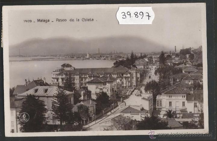 Postales: MALAGA - 1409 - PASEO DE LA CALETA - FOTOGRAFICA UNIQUE - (39897)