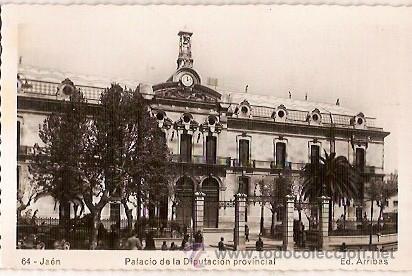 Postales: ANTIGUA POSTAL 64 JAEN PALACIO DE LA DIPUTACION PROVINCIAL ED ARRIBAS ESCRITA