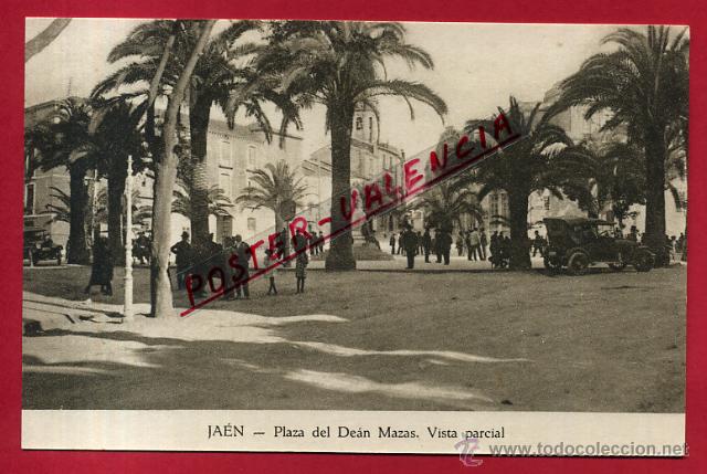 Postales: POSTAL JAEN, PLAZA DEL DEAN MAZAS, VISTA PARCIAL, P82851