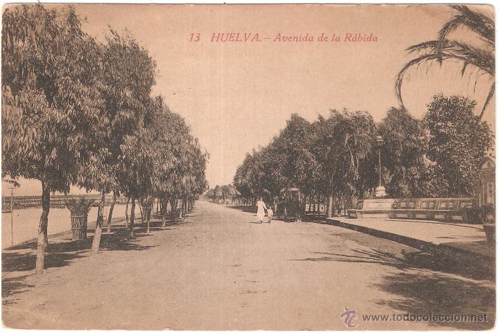 Postales: HUELVA AVENIDA DE LA RABIDA