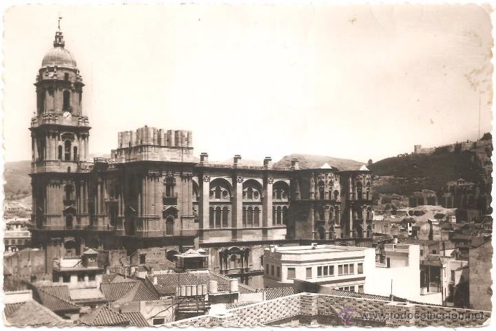Postales: M&Aacute;LAGA CATEDRAL 1952 - Foto 1