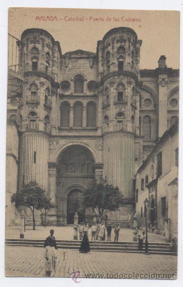 Postales: MALAGA-CATEDRAL-PUERTA DE LAS CADENASEDITOR RAFAEL TOVAL-NUEVA