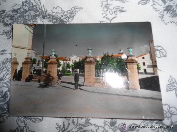 Postales: ANTIGUA POSTAL JAEN - ANDUJAR - VISTA LATERAL DE LA PLAZA ESPA&Ntilde;A - NUMERO 4