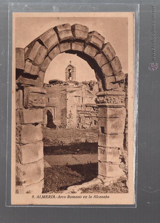 Postais: TARJETA POSTAL DE ALMERIA - ARCO ROMANO EN LA ALCAZABA. 9. L.ROISIN