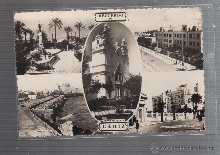 Postkarten: TARJETA POSTAL DE CADIZ - RECUERDO DE CADIZ. VARIAS VISTAS.