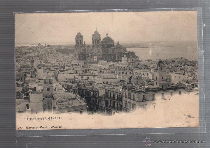 Postkarten: TARJETA POSTAL DE CADIZ - VISTA GENERAL. 118. HAUSER Y MENET