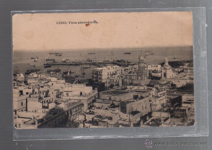 Postkarten: TARJETA POSTAL DE CADIZ - VISTA PANORAMICA. HAUSER Y MENET