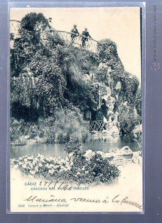 Postkarten: TARJETA POSTAL DE CADIZ - PARQUE DE GENOVES. 1222. HAUSER Y MENET