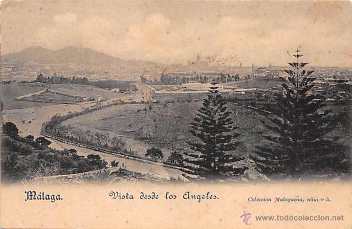 Postales: M&Aacute;LAGA.- VISTA DESDE LOS ANGELES