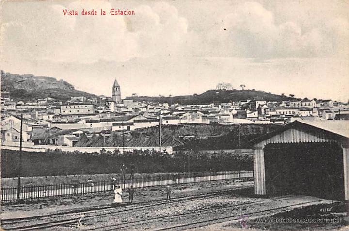 Postales: V&Eacute;LEZ-M&Aacute;LAGA (M&Aacute;LAGA).- VISTA DESDE LA ESTACI&Oacute;N