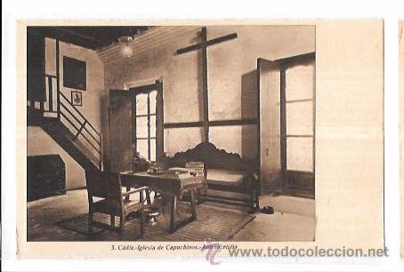 Postkarten: TARJETA POSTAL DE CADIZ. IGLESIA DE CAPUCHINOS. ANTESACRISTIA.