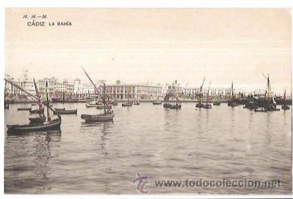 Postkarten: TARJETA POSTAL DE CADIZ. LA BAH&Iacute;A.