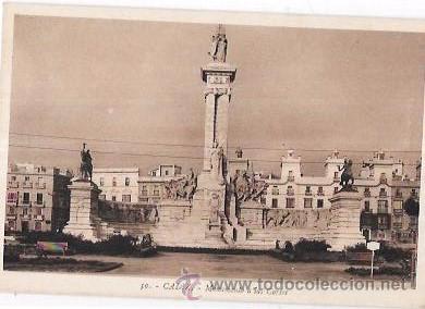 Postkarten: TARJETA POSTAL DE CADIZ. MONUMENTO A LAS CORTES.