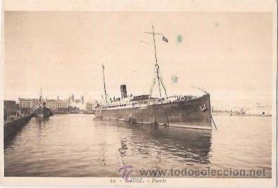 Postkarten: TARJETA POSTAL DE CADIZ. PUERTO.