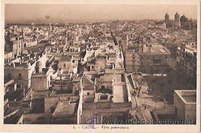 Postkarten: TARJETA POSTAL DE CADIZ. VISTA PANOR&Aacute;MICA.
