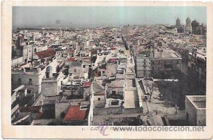Postkarten: TARJETA POSTAL DE CADIZ. VISTA PANOR&Aacute;MICA.